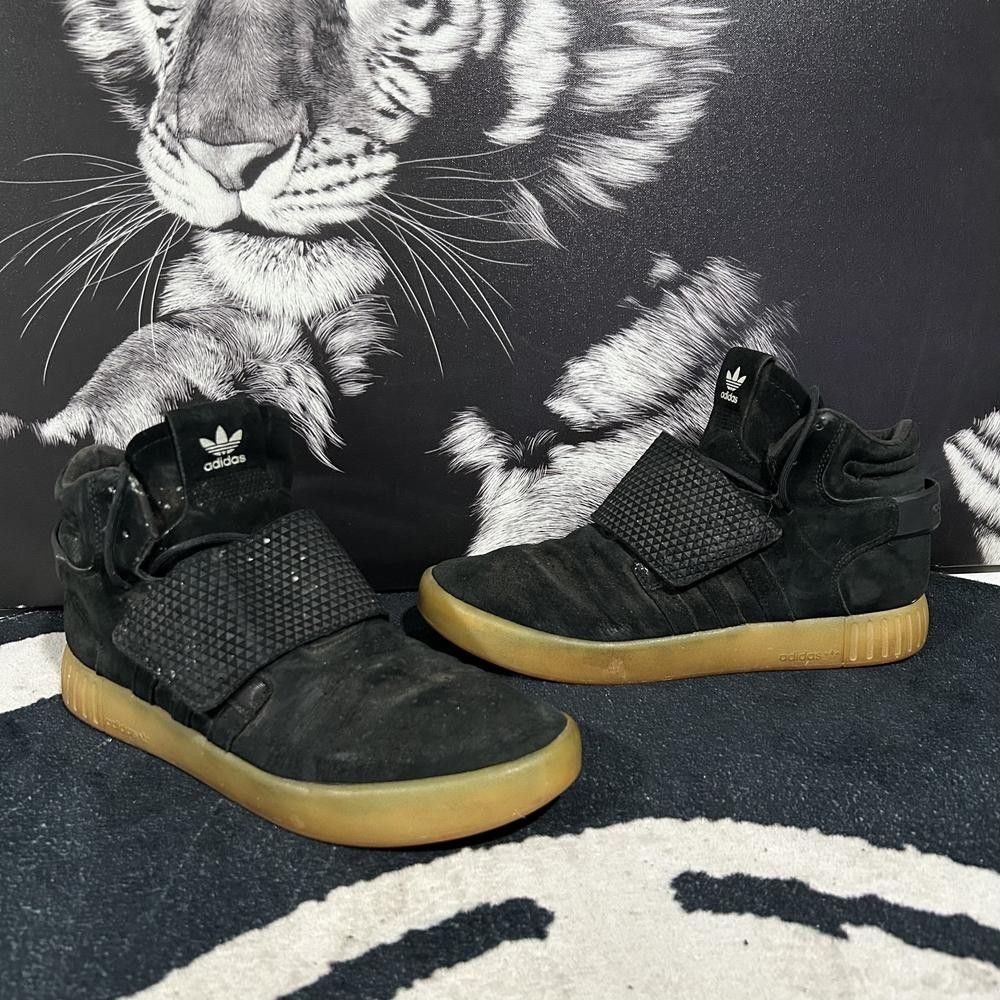 Adidas Tubular Invader Strap BB5037 Athletic Sneaker Men's 11 Black Basketball